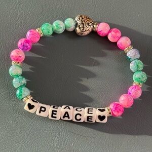 Handmade beaded bracelet